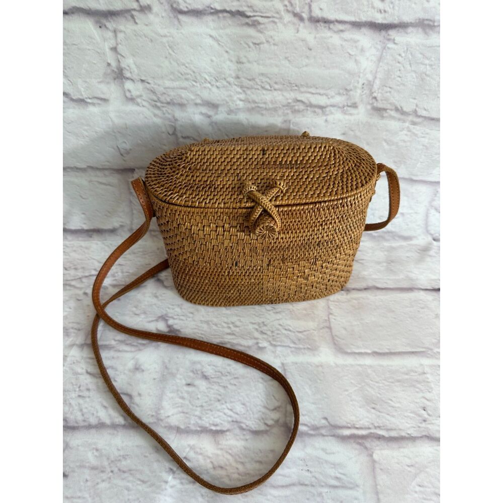 Madewell Folk Fortune Bali Rattan Top-Lid Bag